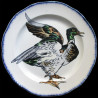 Bracquemond plat rond canard D 30 cm
