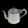 Silver-plated hotel teapot from the 19th century