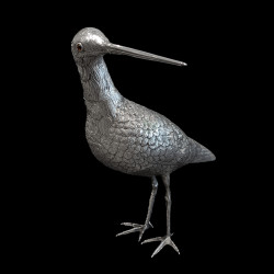 Shaker bécasse argent massif Pays-Bas 1954