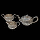 Silver plated Tea Set "Solitaire" United-Kingdom circa 1895 3 pieces
