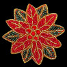 Poinsettia coaster Christmas Time