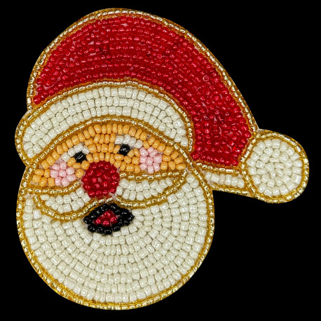 Beaded coaster Christmas father