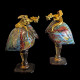 Pair of glass vases with dragons - Escalier de Cristal – Rousseau & Leveillé, c. 1880–1890.