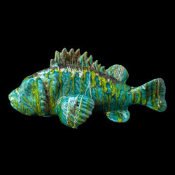 Poisson tropical décoration de table