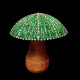 Petit champignon émeraude Christmas Time