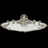 Pewter presentation platter with a mermaid by Piero Figura