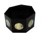 Napkin ring in horn and abalone