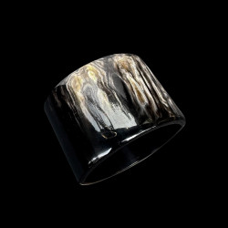 Rond de serviette oval corne