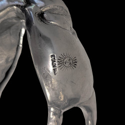 Crab-shaped Caviar Dish in Pewter by Piero Figura