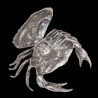 Crab-shaped Caviar Dish in Pewter by Piero Figura