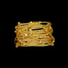 Gold beaded cord napkin ring
