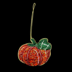 Beaded pumpkin