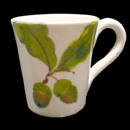 Feuille de chêne Mug H 11 cm
