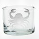 Verre droit bas Crabe