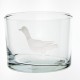 Verre droit bas Canard 120 ml H 6 cm D 8,5 cm