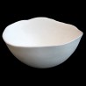 Ensemble de 3 coupelles MM en porcelaine blanche bicuit ey