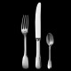 Dinner fork "Vieux Paris" silverplated