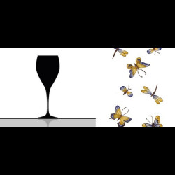 Verre à pied GM Flyfusion Bleu