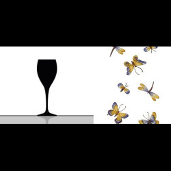 Verre à pied PM Flyfusion rose