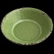 Assiette creuse melamine verte