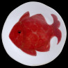 Assiette de table faïence Poisson