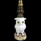 lampe hibou porcelaine