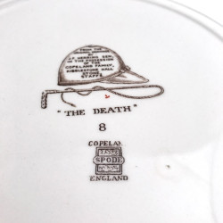 Assiette table en faience, chasse d'après Herring