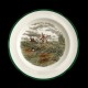 Assiette table en faience, chasse d'après Herring