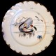 Dinner plate "Le Parisien" 19th century Creil