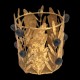 Gilt and black Olive & Oak candle holder