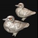 Salt & pepper shakers Pewter Duck