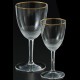 Crystal stemmed glass for the water 280ml ROYAL collection