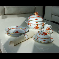 Tasse à déjeuner et sous-tasse Apponyi Herend