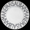 Porcelain presentation plate Graphic