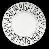 Porcelain presentation plate Graphic