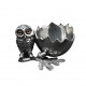 Pewter Eggcup Owl