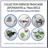 Coffret de 6 assiettes "Bracquemond" N°1