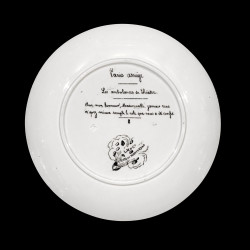12 dinner plates "Paris assiégé" Creil & Montereau