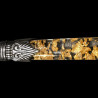Cuillère à dessert pétal d'or Garantie lavable en machine 65°C