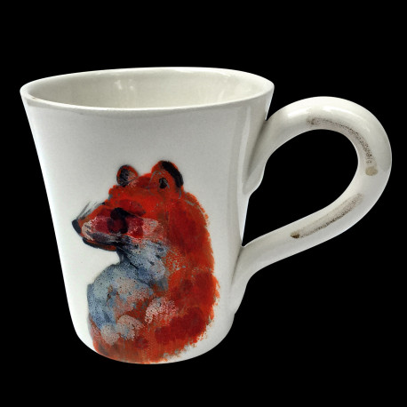 Mug faïence Renard