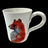 Mug faïence Renard