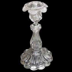 Crystal candlestick XIXth century