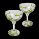 "Mistletoe" Shot glass Edmond Lachenal