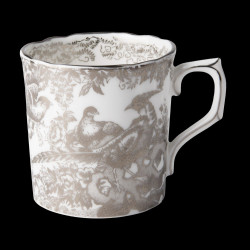 Royal Crown Derby Aves Platinum Coffee cup & saucer