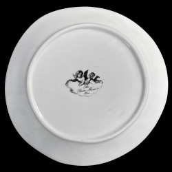 Majolica dinner plate starfish