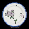 Bracquemond Pink Chrysanthemum & Sparrow plate D 25 cm