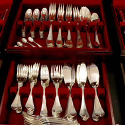 Ménagère en argent Richelieu par Puiforcat 235 pièces