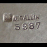 Paire Gallia salière RIC et RAC M.Ag Art Déco Baccarat