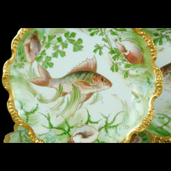 Service à Poisson Porcelaine Limoges