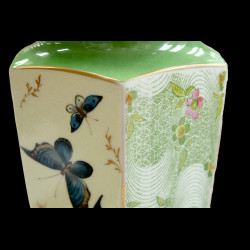 Vases et jardinière japonisme Porcelaine Bernardaud
